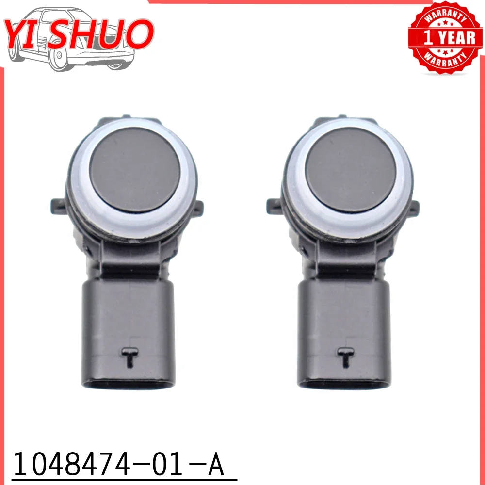 1048474 -01-A PDC НОВЫЙ 2x черный передний датчик парковки для Tesla Model S X 2012-2015 026303332 1048473 -08-A