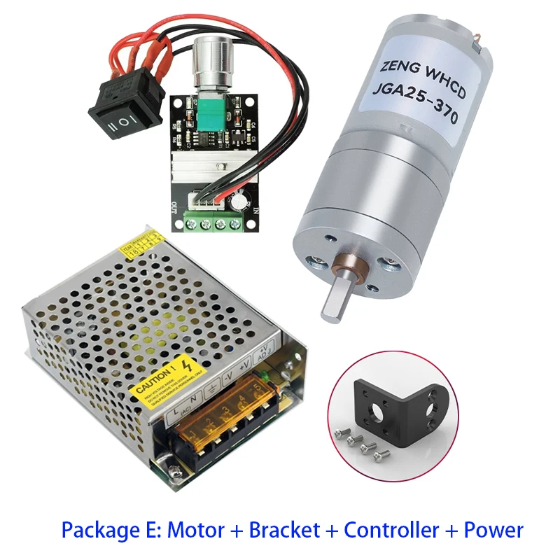 

Двигатель постоянного тока JGA25-370