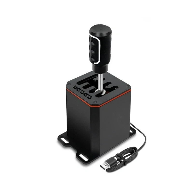 Фото Рычаг переключения передач H-типа для Logitech G29 G25 G27 G920, Thrustmaster T300RS/GT, USB для ПК, для симуляторов гонок №1