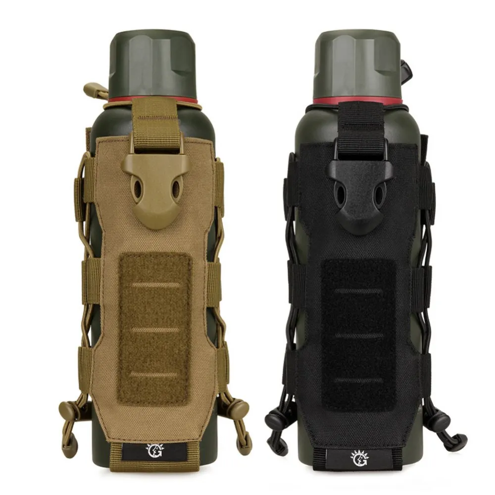 

300-850ML Water Bottle Kettle Walkie-talkie Storage Bags Tactical Molle Camping Hiking Climbing Backpack Water Bottle Holder