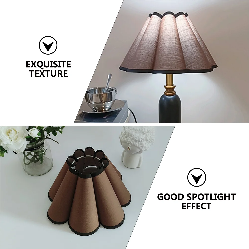 Абажуры для настольных ламп плиссированные базовые лепестки подвесные