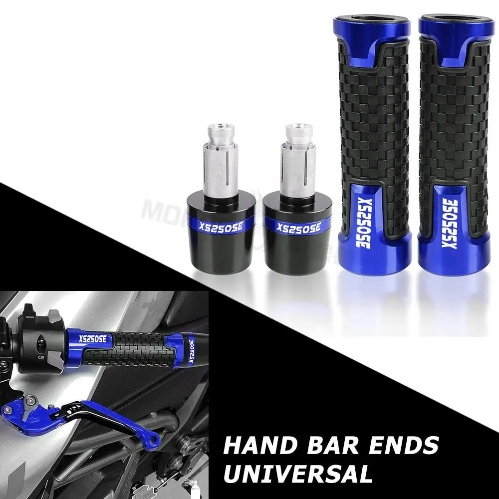 

XS 250 SE For YAMAHA XS250SE 1979 1980 1981 1982 Motorcycle Accessories XS 250SE Aluminum Rubber Gel Handle Bar Grip Hand Grips