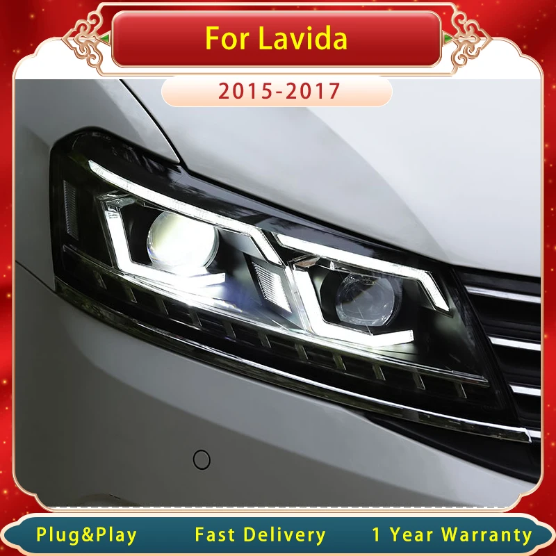 Автомобильная головка головного света для Volkswagen Lavida 2015-2017 динамическая