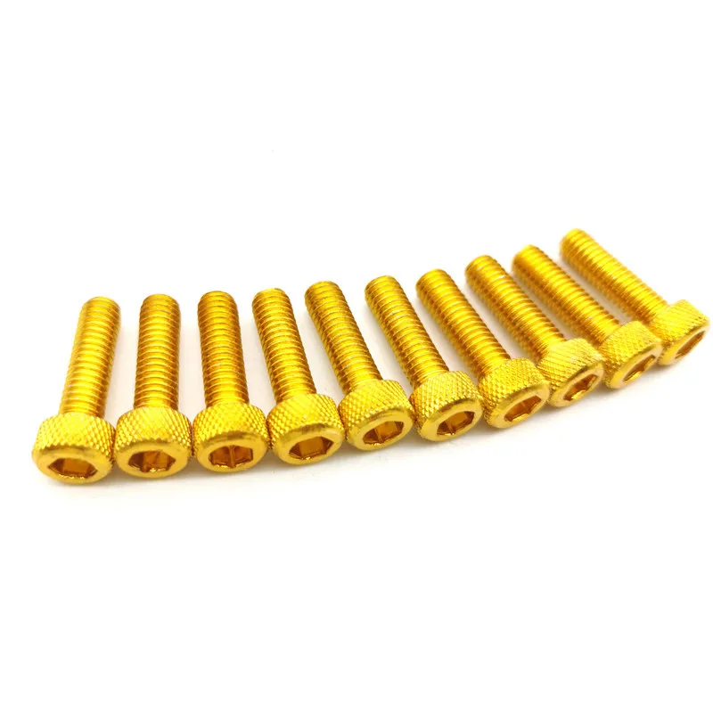 

10 шт. винт для мотоцикла, красочная наклейка, винты M6, детали для мотоцикла, универсальный винт для мотоцикла, 6 мм, декоративный аксессуар для скутера, красный, синий