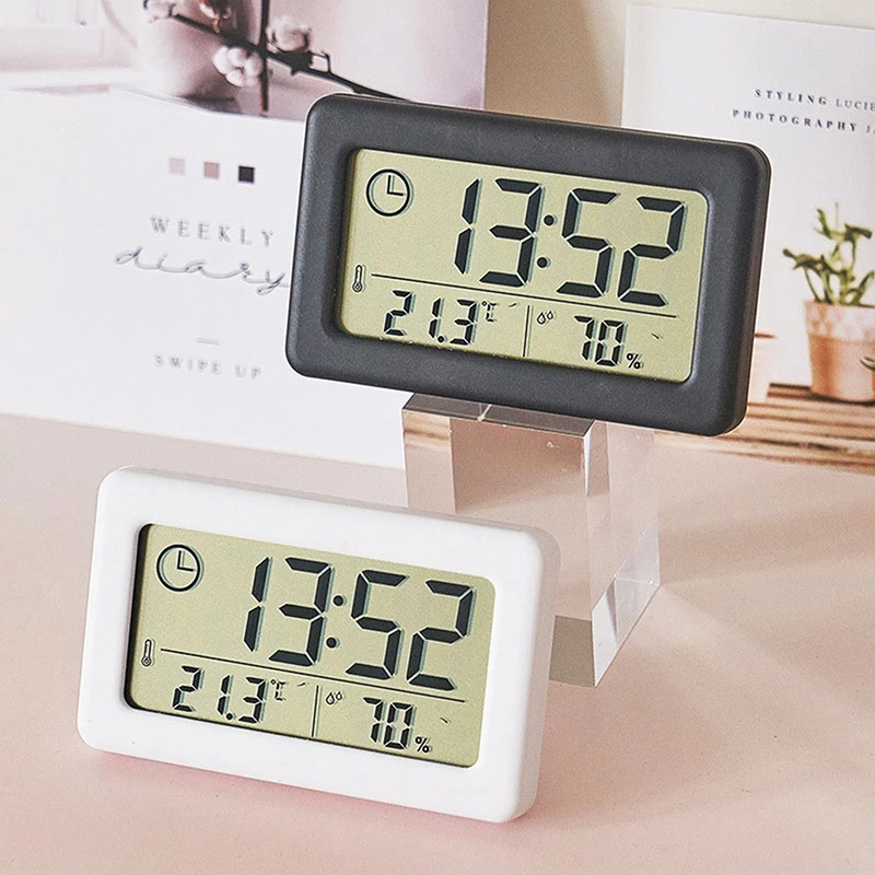 

LED Digital wall Clock With humidity Thermometer Desktop Electronic Clock Morning Watch Desk Table Clock for Kids Bedroom Clocks
