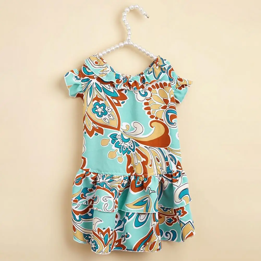 

Быстросохнущее прочное платье в этническом стиле для маленьких собак и кошек платье из полиэстера очаровательные аксессуары для домашних ...