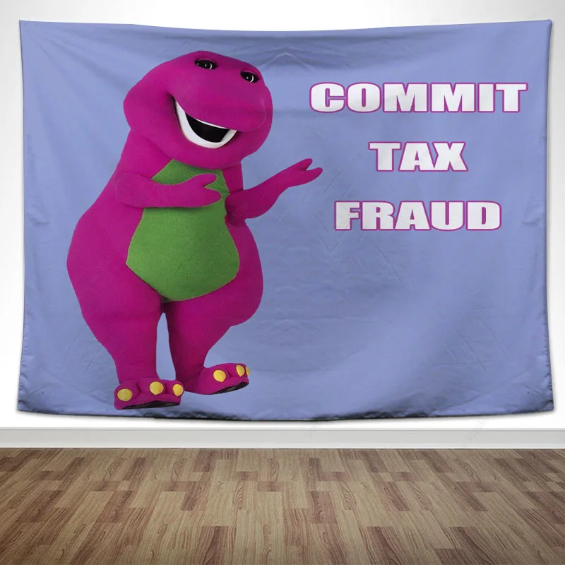 

Designer Tax Fraud Tapestry Funny The New Series Tapestry Bedroom Decor Wall Tapestry Animal Anime Bedroom Sofa Blanket Yoga Mat
