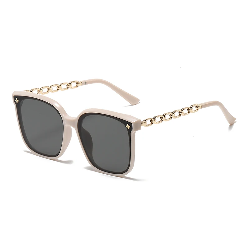 

Trend 2022 New Large Frame Square European and American Sunglasses Wavy Sunglasses UV400