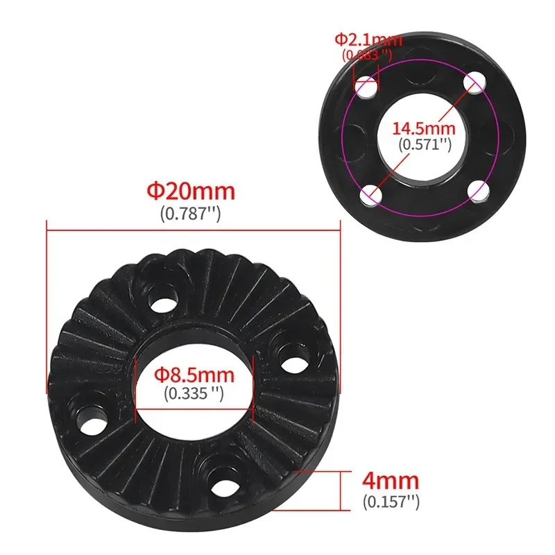 Разъем для крепления розетки из алюминиевого сплава с монтажным винтом M2