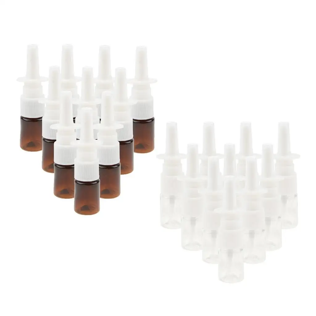 

10x Nasal Spray Bottles Makeup Perfume Mist Nose Sprayers