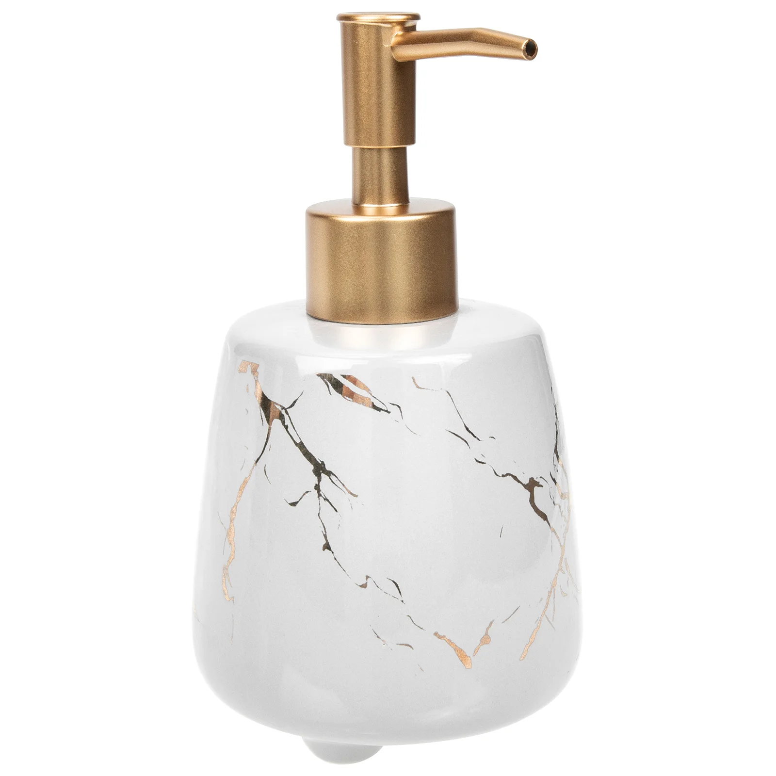 

Bottle Dispenser Pump Lotion Soap Ceramic Shampoo Marble Bathroomaccessories Hand Bottles Refillable Traveljar Empty Container