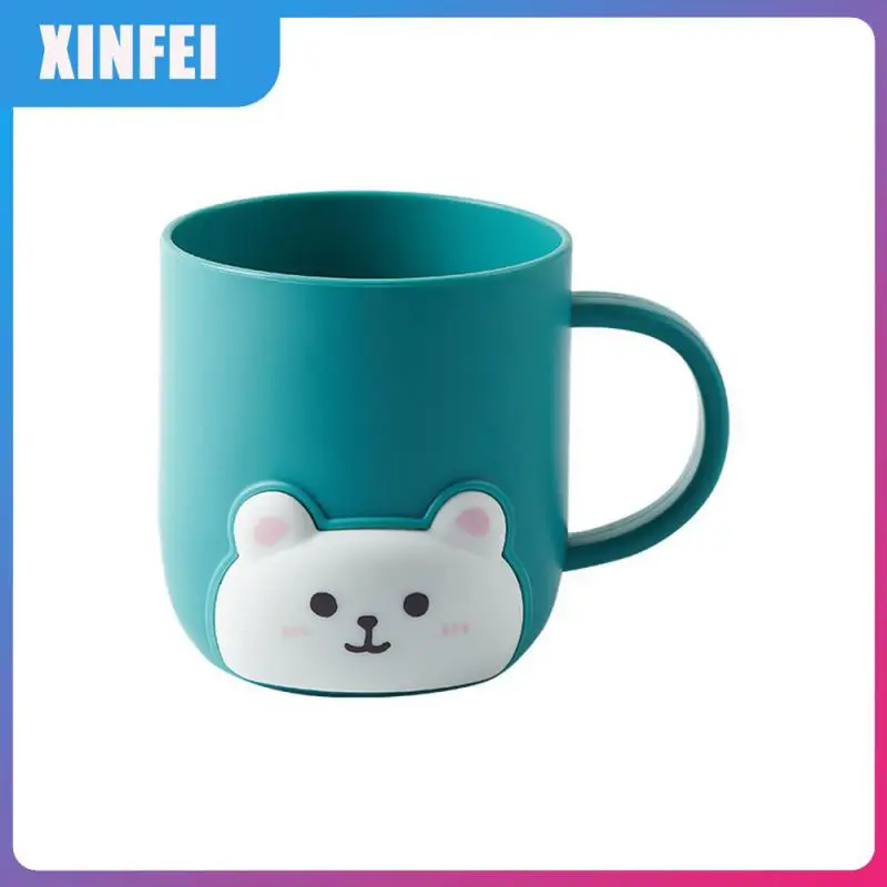 

Cartoon Drinking Cup Children's Soft Bristles Toothbrush Toothbrush Holder Breakfast Mug Drink Cartoon Wash Cup Cleaning Brush