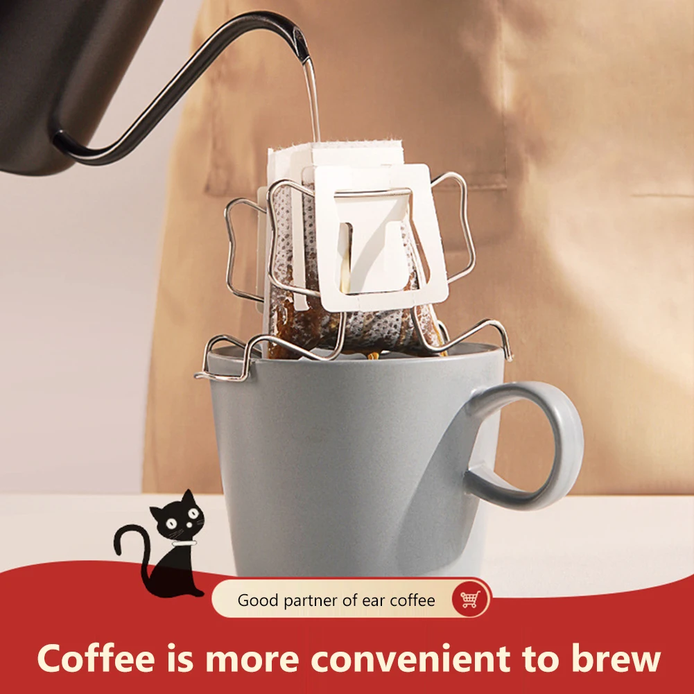 

Подвесная кофейная чашка, капельные корзины, антикоррозийная нержавеющая сталь, кофейный фильтр, бумажная фотобумага для улицы, кемпинга, р...