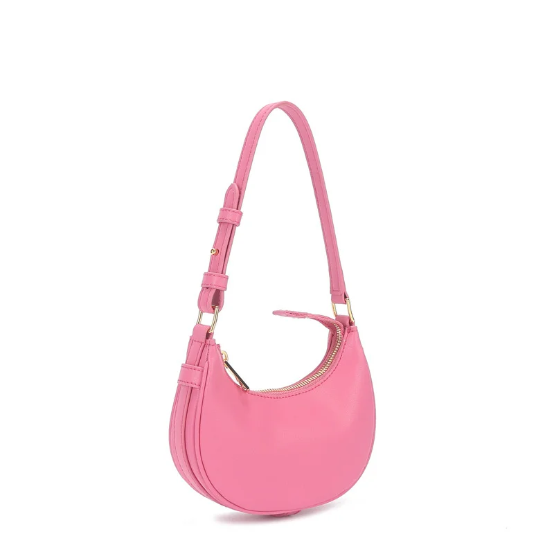 High quality French minority crescent bag old flower women's bag armpit bag 2022 summer new fashion handbag single shoulder bag