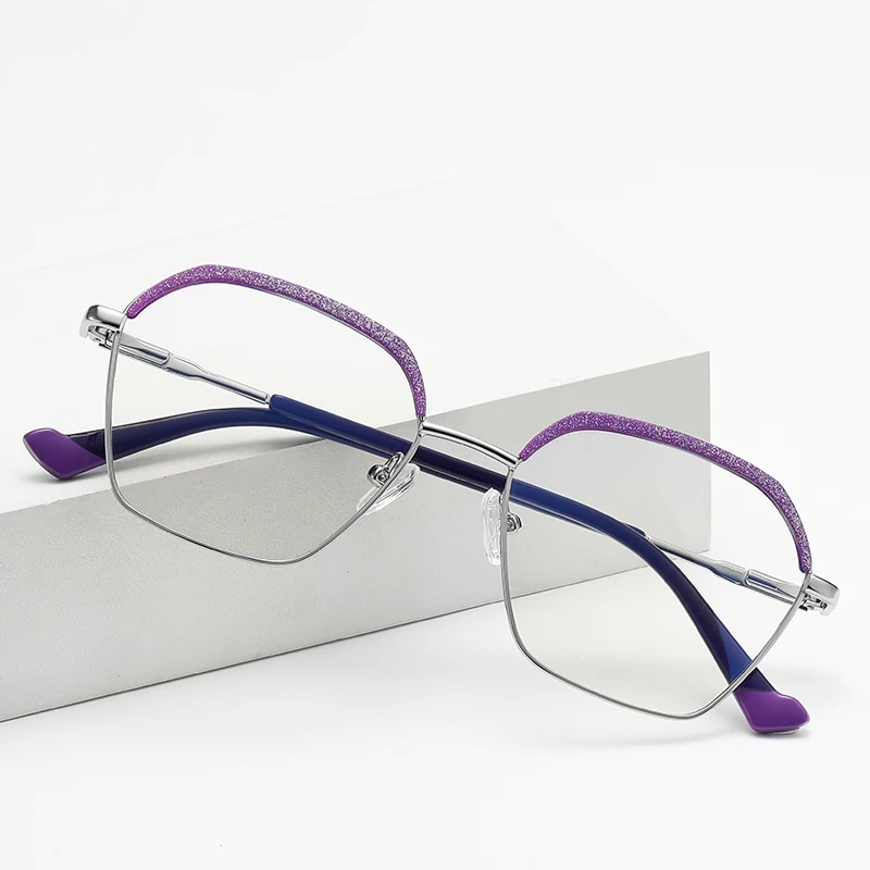 

Hd Oversized Square Anti Blue Light Eyeglasses Optical Spectacle Glasses Frame Women Brand Design Protective Computer Eyewear