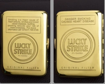 Прикуриватель WZH LUCKY brass 80g 9 5*7 см 16 дюймов с двусторонней лазерной гравировкой -