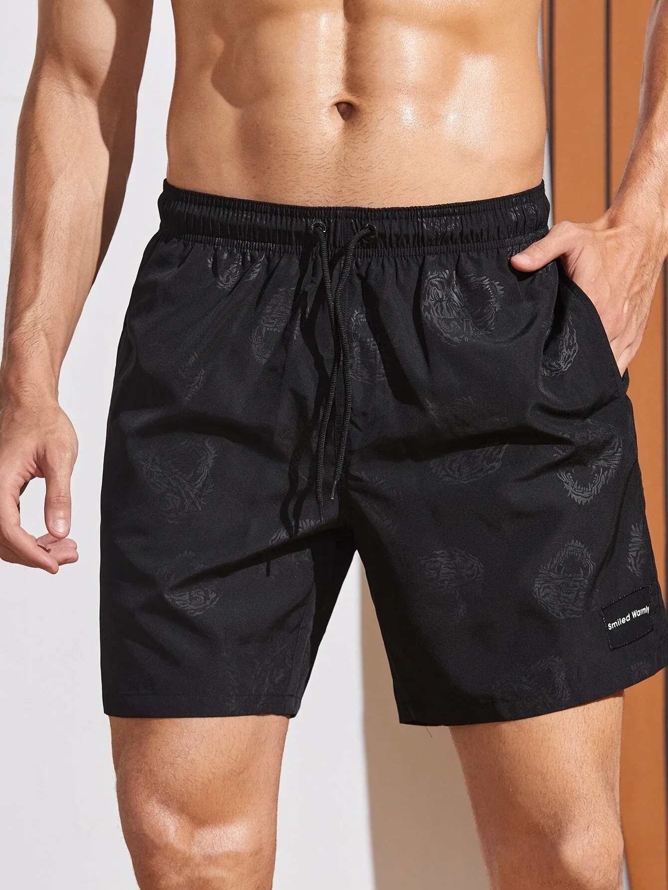 

2022 Summer New Men's Ripped Denim Shorts Classic Style Black White Fashion Casual Slim Fit Short Jeans Male Brand