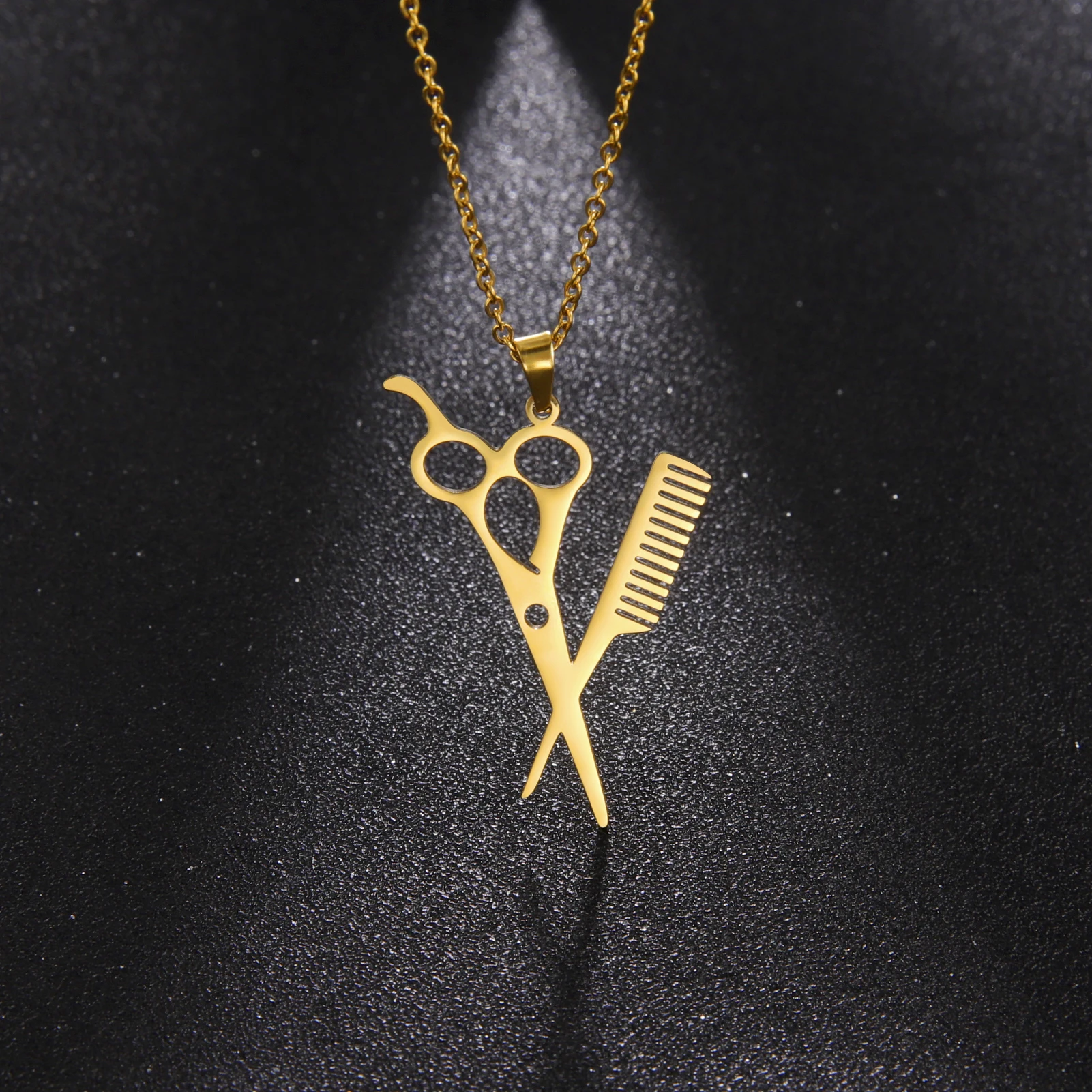 

Ожерелье с изысканными ножницами из нержавеющей стали