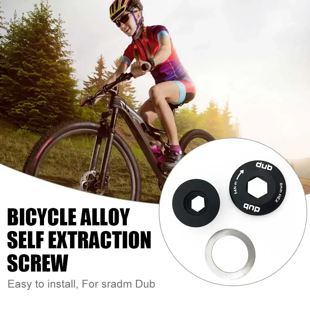 Фото Самовыжимающийся болт M18/M30 для шатуна велосипеда SRAM SPARE DUB GX RED, около 17 г, крышка винта шатуна DUB №5