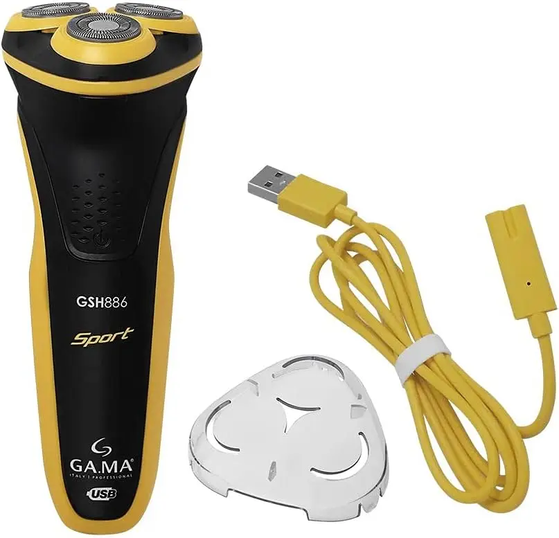 

Barbeador 3 Lâminas Gsh886 Sport - Usb, Barbeador 3 Lâminas Gsh886 Sport - Usb BECSH0000000245, Preto/Amarelo