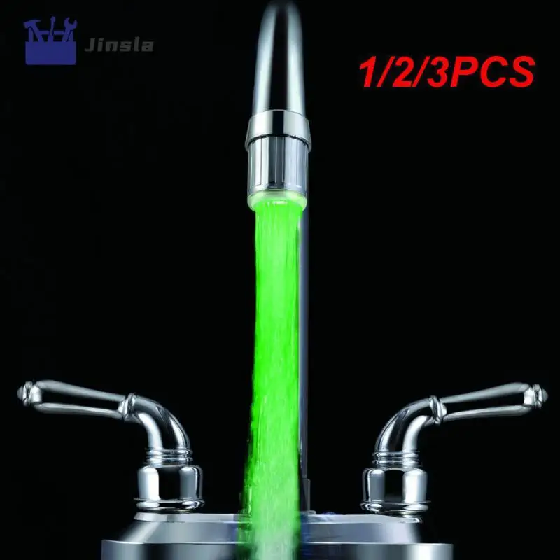 

1/2/3 шт. водопад светящийся современный дизайн светодиодный смеситель для воды Универсальный адаптер многоцелевой водопад светящийся смеситель для душа