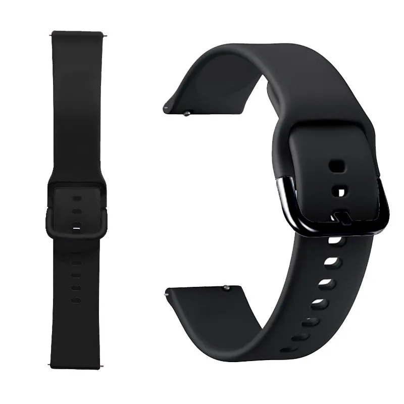 Силиконовый ремешок 18 мм 20 22 для Garmin Vivoactive 3 4 4s наручных часов CAME 2 2s SQ браслет