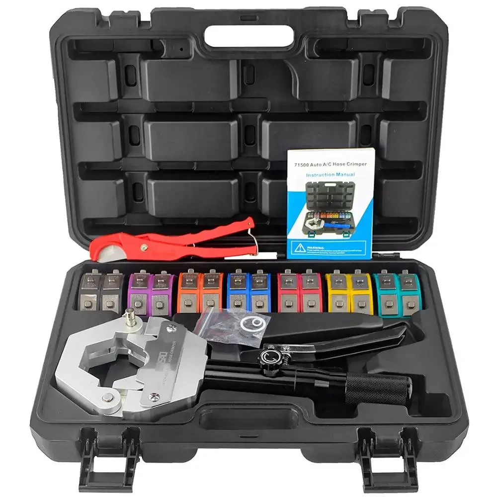 

Manual Hydraulic Hose Crimping Tool Auto A/C Hose Hydra-Crimper Repair Air Condition Hose 71500 Free Shipping