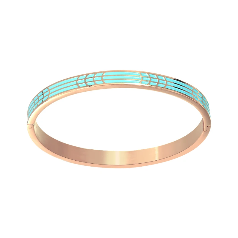 

Grain Drip Glue Bracelet Fashion Bracelets Minimalist Wedding Jewelry Personality Stainless Steel Bangles Designer Braceletes