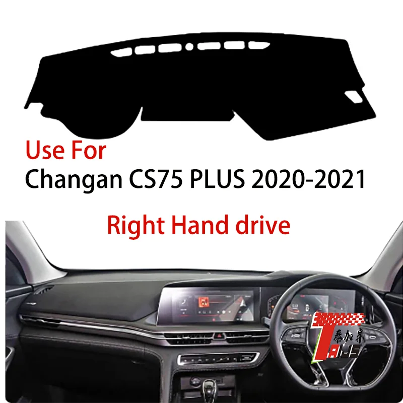 

TAIJS Factory Sport Classic Polyester Fibre Car Dashboard Cover For Changan CS75 PLUS 2020-2021 Right hand drive