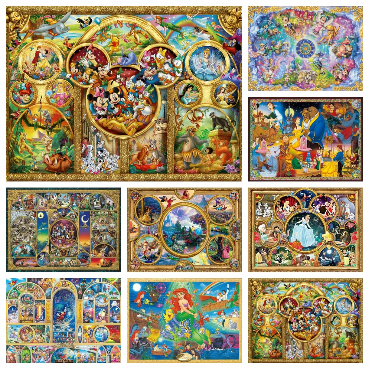 

Diamond Painting Disney Cartoon Mickey Snow White Princess DIY Art Embroidery Full Square Round Cross Stitch Mosaic Home Decor