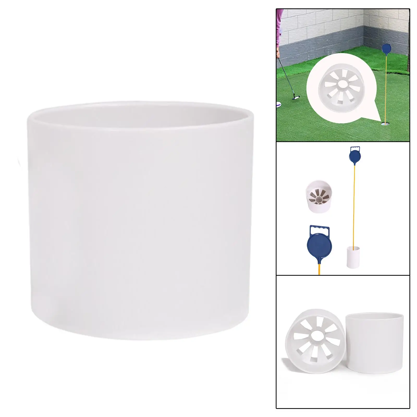 

Golf Cup Hole Putter Supplies Golf Tees for Yard Indoor Outdoor Flagsticks