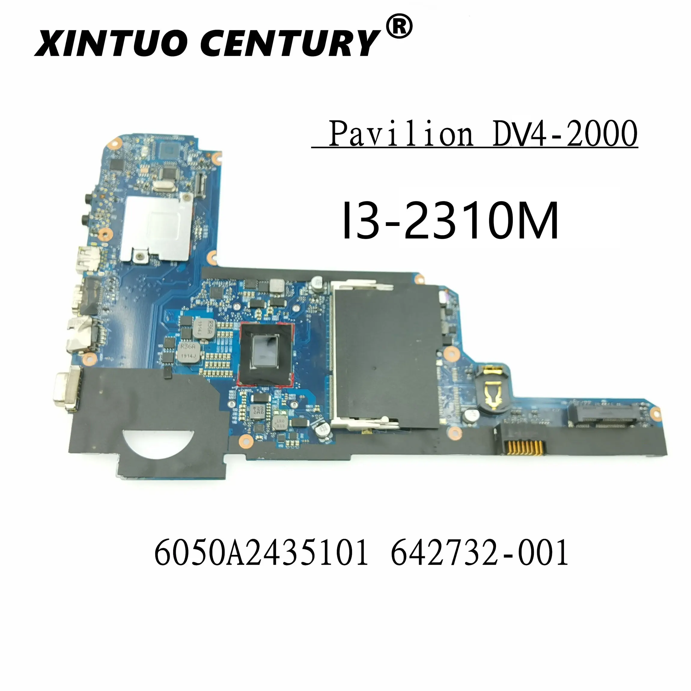 

642732-001 для HP Pavilion DV4-2015DX материнская плата для ноутбука I3-2310M CPU DDR3 6050A2435101 DV4-2000 UMA 100% протестирована