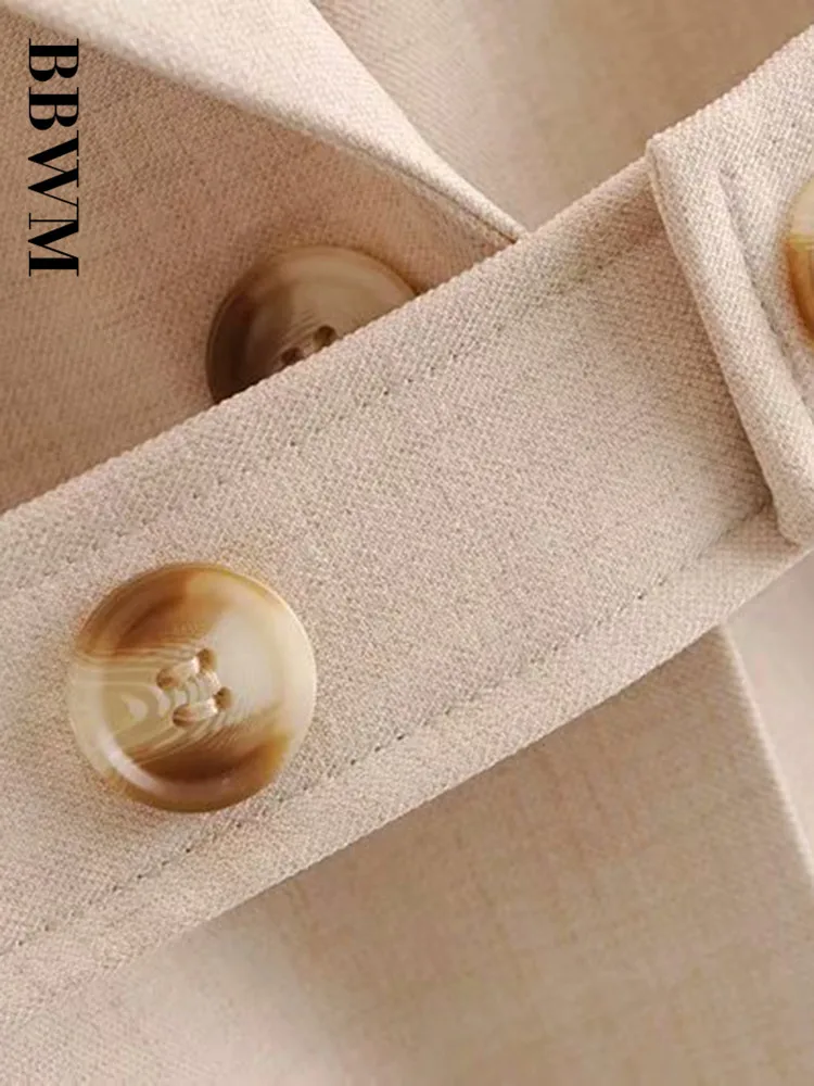 Женская однобортная куртка без рукавов повседневная шикарная в Корейском стиле