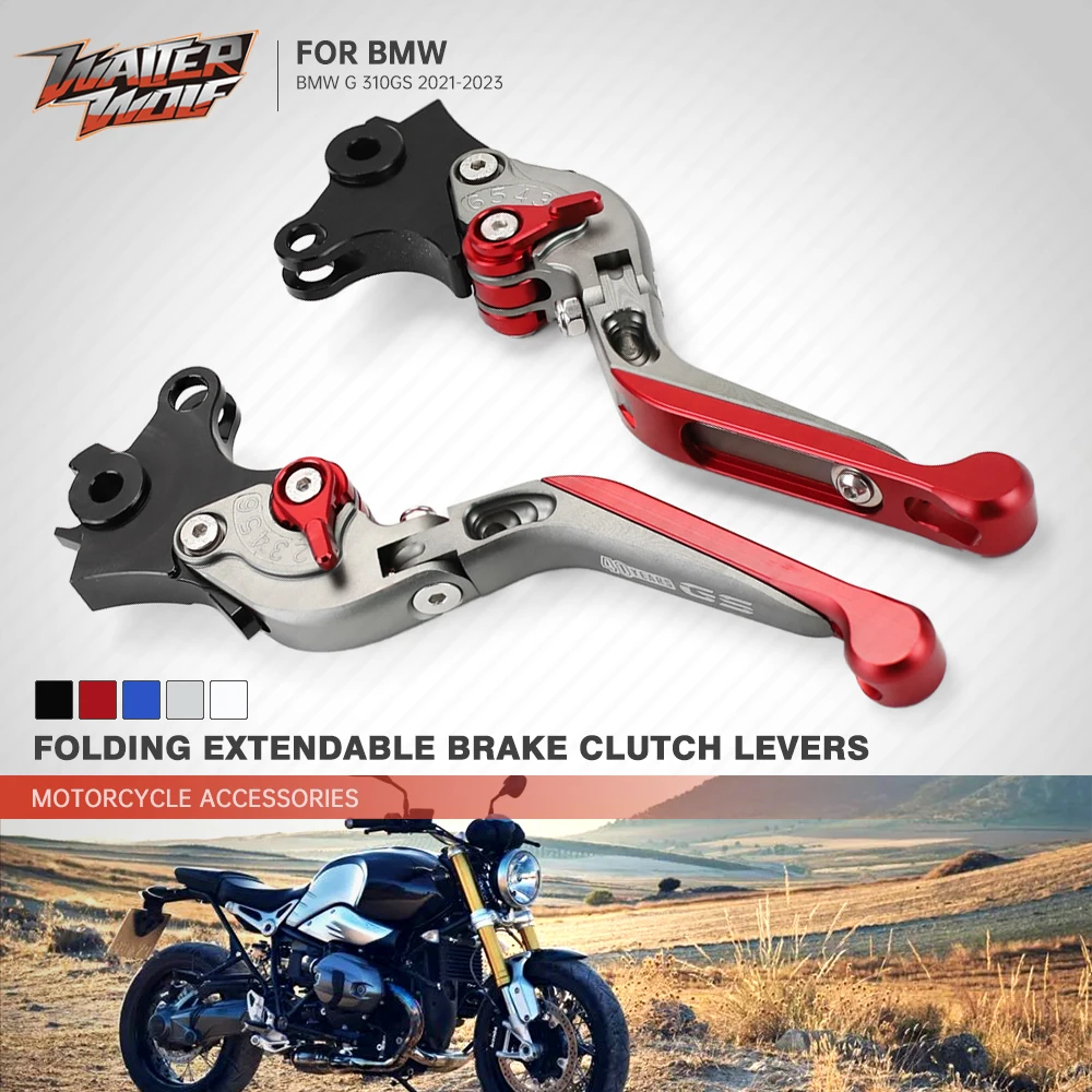 

For BMW G310GS 2021 2022 2023 Adjustable Folding Extendable Brake Clutch Levers Motorcycle Accessories LOGO Handles CNC G310 GS