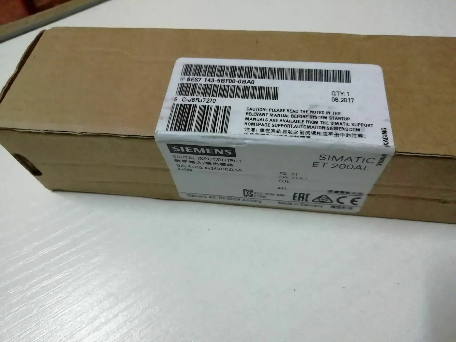 

Brand New Siemens 6ES7143-5BF00-0BA0 6ES7143 5BF00 0BA0