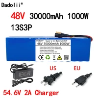 48v battery pack e bike battery 30ah 18650 li ion battery pack bike scooter electric bicycle 1000w with xt60 plug54 6v charger