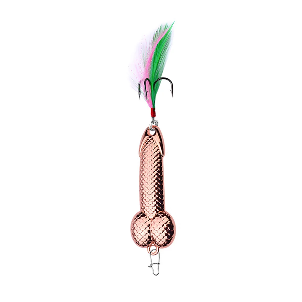 

Fishing Tackle 11G Hard VIB Metal Wobble Fish Lures Spoon Lure Bait Hook for Fish (Rose Gold)