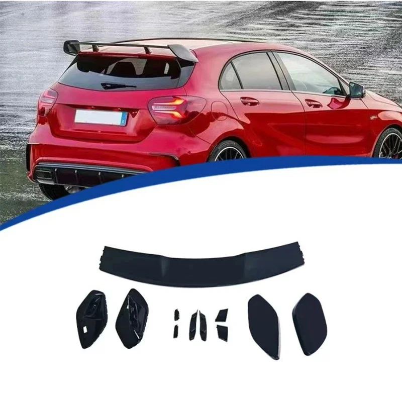Для Mercedes-Benz A-класса W177 2019+ глянцевый черный спойлер на крышку багажника, заднее антикрыло, дефлектор (art.: 3920dc4a3516e) - 3920dc4a3516e