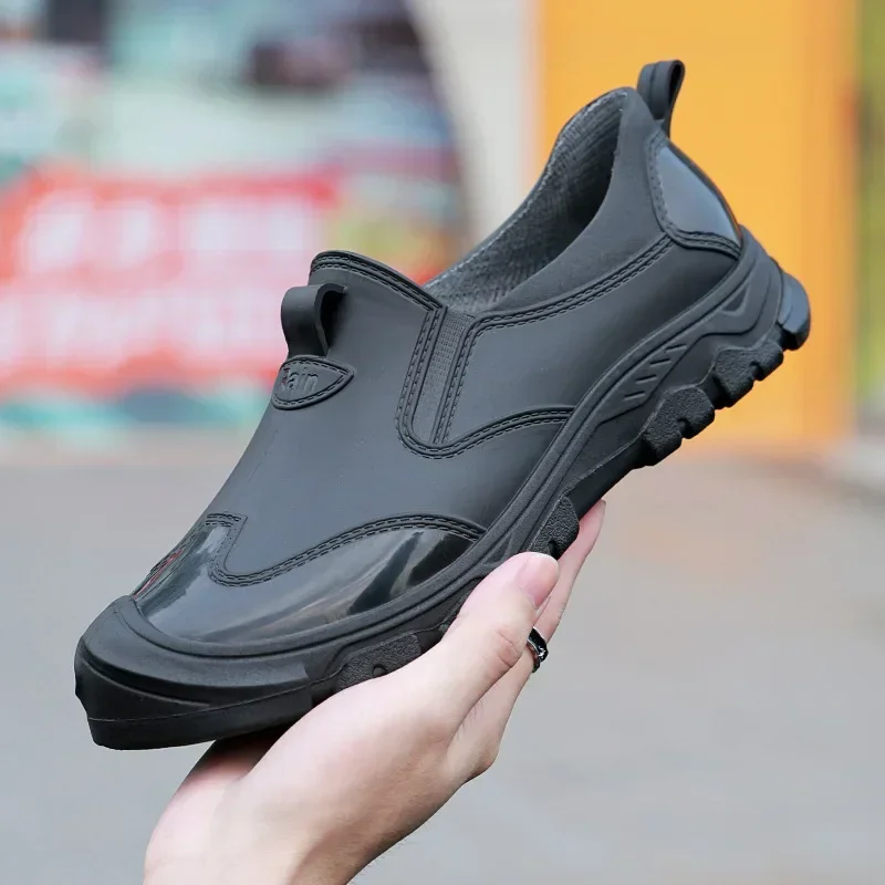 Мужские непромокаемые ботинки до щиколотки повседневная обувь для активного