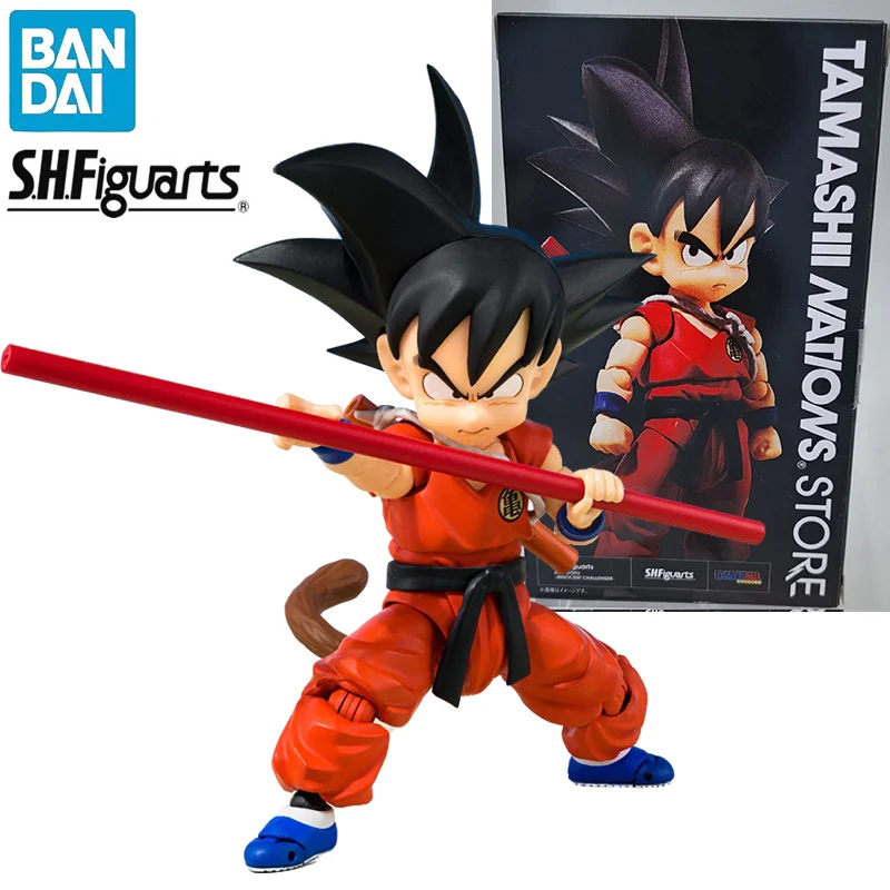 

Bandai S.H.Figuarts Anime Figure Dragon Ball Son Goku -Innocent Challenger- Ver. Shf Action Figures Model Doll Toy Gift 10cm Pvc