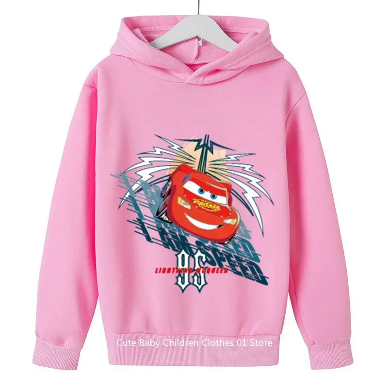 Детские толстовки с молнией Mcqueen для детей от 2 до 13 лет детские осенние и весенние