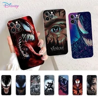 villain marvel venom phone case for iphone 11 12 13 mini pro xs max 8 7 6 6s plus x 5s se 2020 xr case