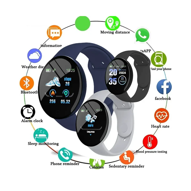 SmartWatch Фитнес Спортивный Браслет Смарт-часы Электронная Формация ReminDer Управление