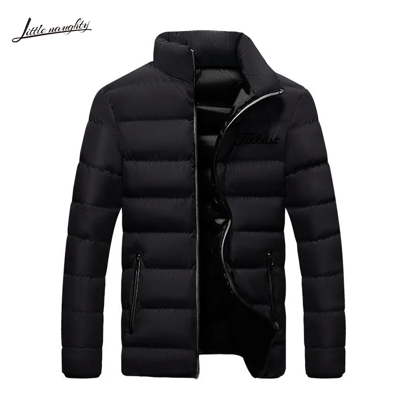 Winter Jacket Men's Fashion Stand Collar Men's Parker Jacket Men's Zipper Padded Jacket Men's Jacket