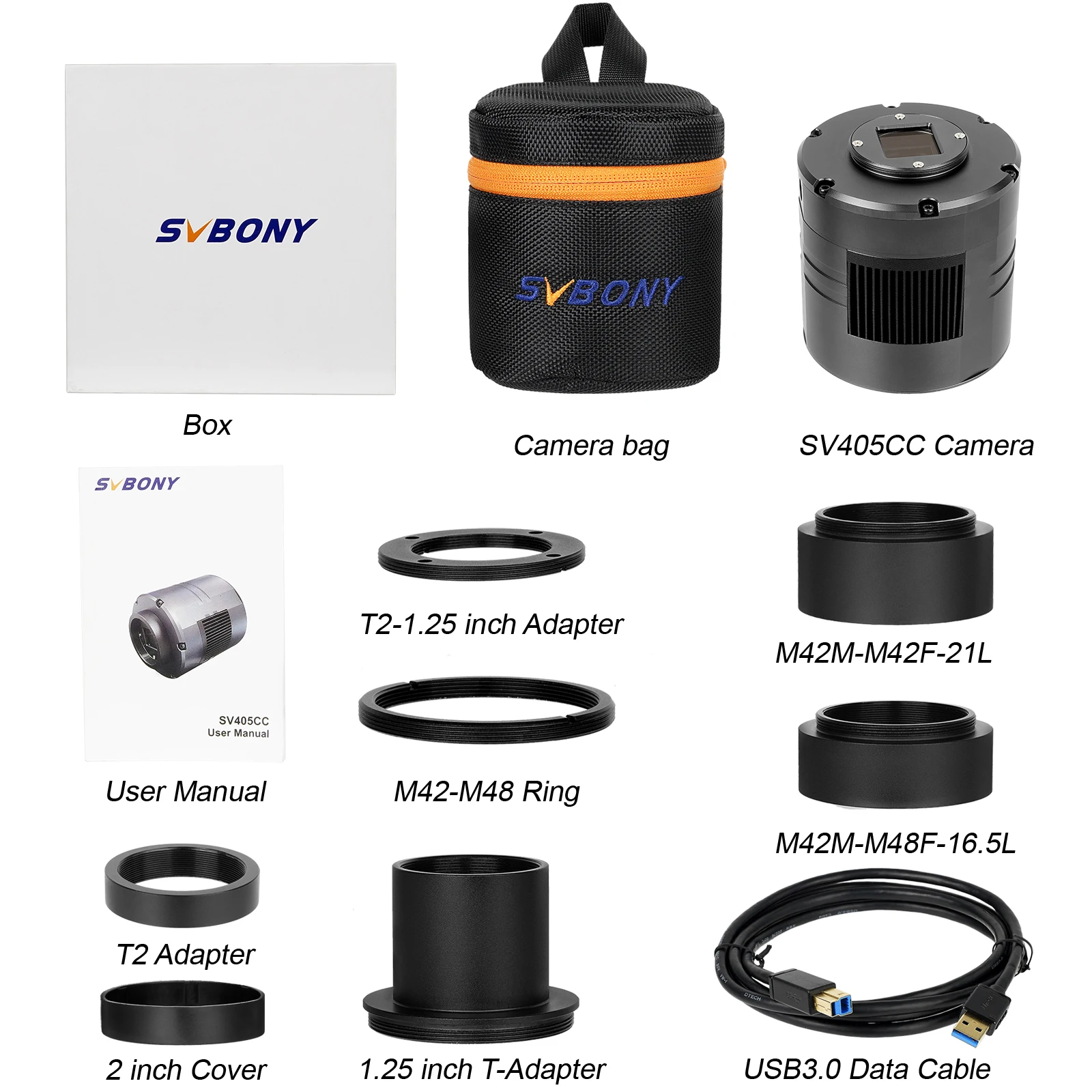 SVBONY SV405CC DSO с охлаждением 11.7Mp CMOS цветная астрономическая камера USB 3 0 для опытной