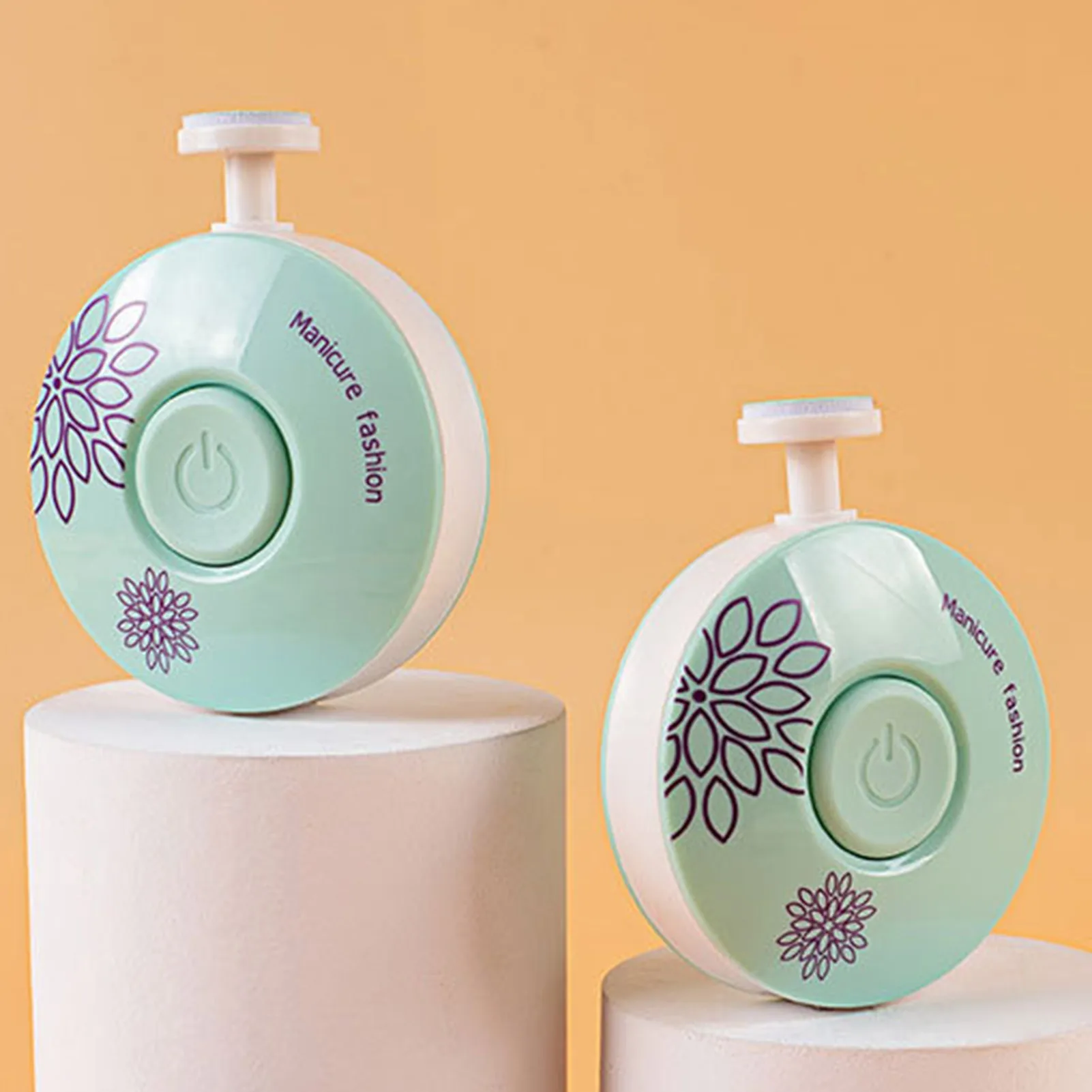 

Детский триммер для ногтей набор пилок для ногтей с 6 сменными головками Безопасный Набор для ухода за ногтями для новорожденных малышей