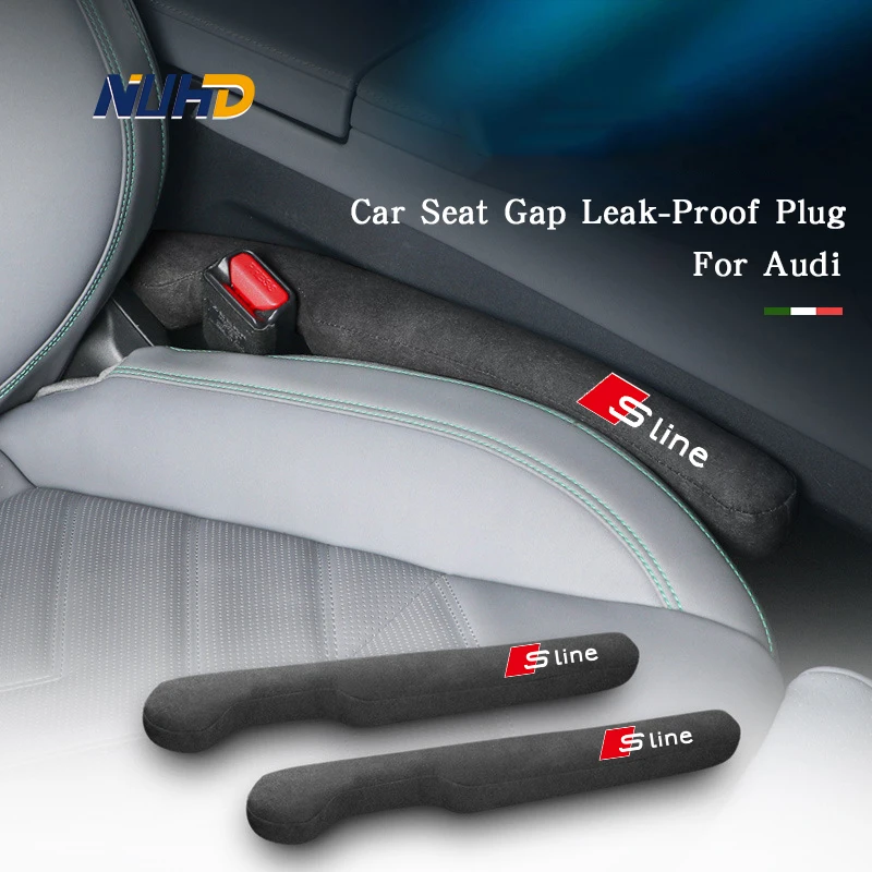 

Suede Car Seat Gap Leak-Proof Plug For Audi Sline RS B6 B7 B8 Q8 Q7 Q6 Q5 Q4 Q3 A8 A7 A6 A5 A4 R8 Interior Mouldings Accessories