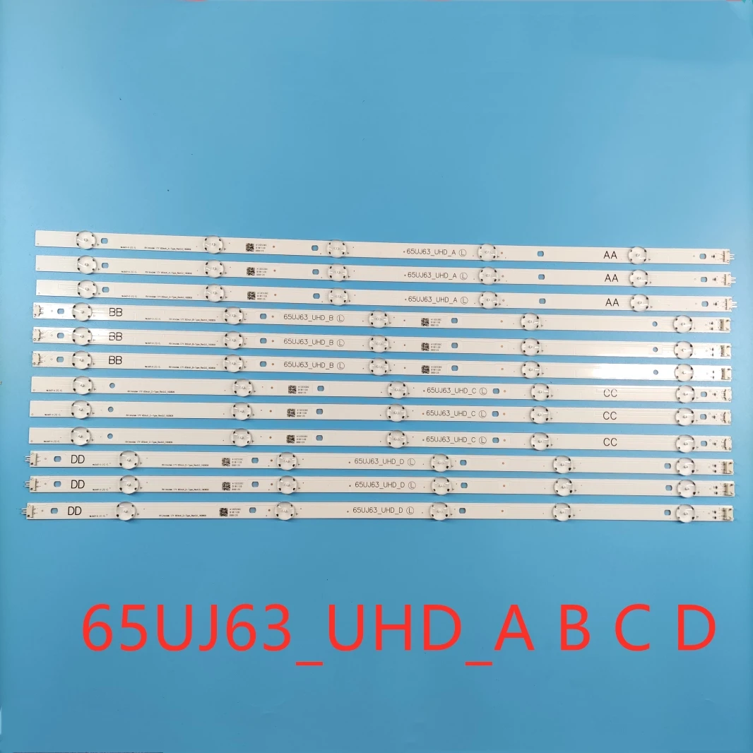 

Набор светодиодных лент подсветки 12 шт для Innotek 65UJ630y