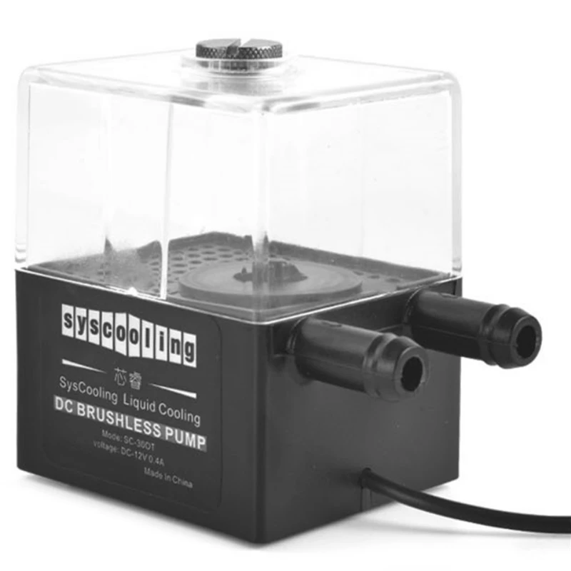 

Ultra-Quiet SC-300T Water Pump Set For PC CPU Liquid Cooling System DC 12V 4W 150Ml Water Tank Small 3P Power Connector