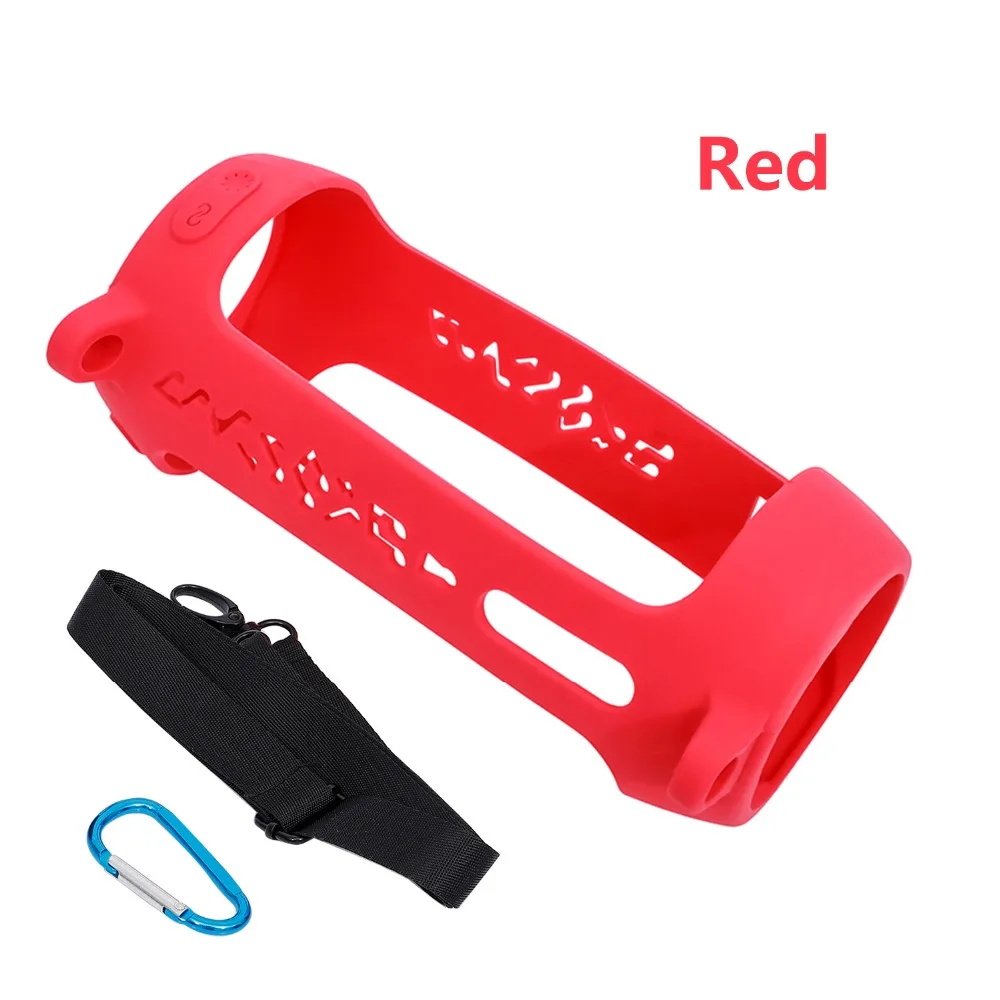 

New est Speaker Silicone Cover Portable Protective Case with Belt for JBL Pulse 4 Wireless Bluetooth Speaker Bag